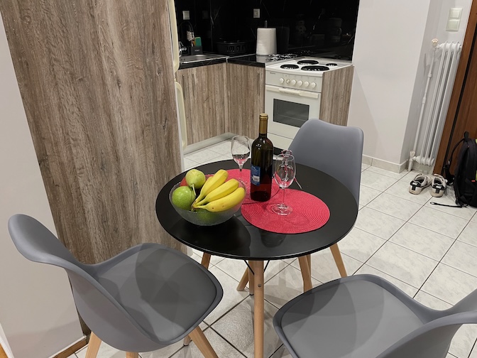 Kallithea apartment dining table