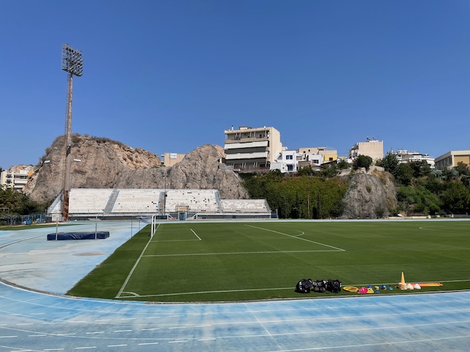 Grigoris Lamprakis Kallithea Municipal Stadium running track