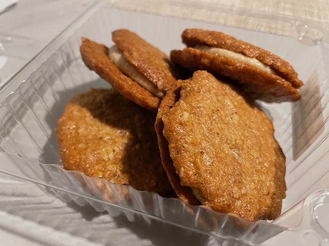 Bread Factory vegan tahini cookies