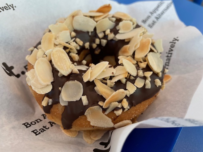 alt.Eatery almond joy donut