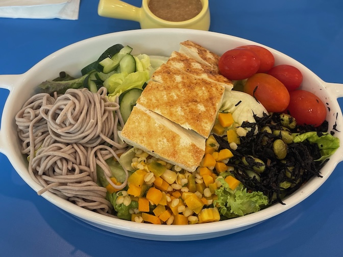 alt.Eatery Japanese soba and grilled tofu bowl