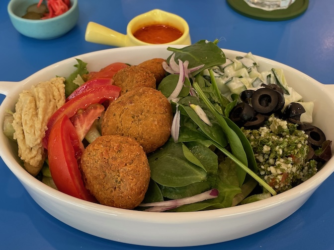 alt.Eatery Mediterranean falafel bowl