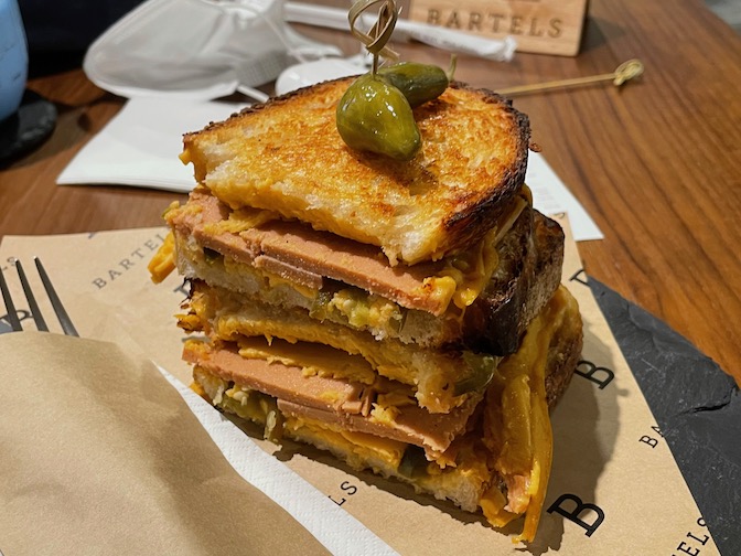 Bartels vegan grilled cubano toastie