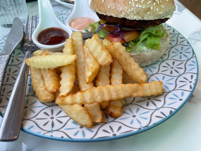 May Veggie Home May's veggie burger