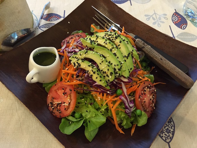 May Veggie Home sliced avocado salad