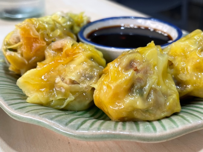 Bai Plu House trio mushroom dumpling