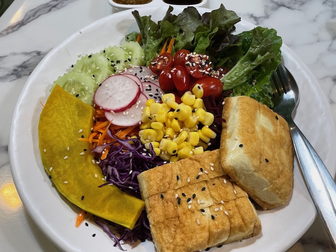 May Veggie Home Express tofu salad