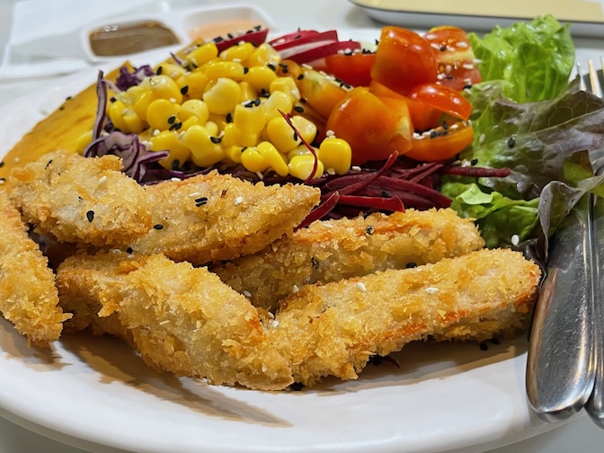 May Veggie Home Express vegan shrimp salad