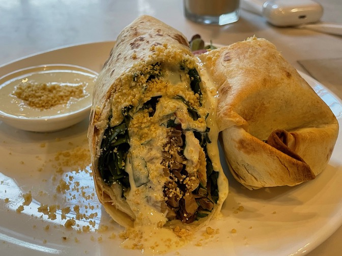 Veganerie Concept caesar wrap