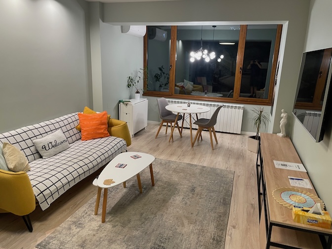 Bulevardul Iancu De Hunedoara apartment living room