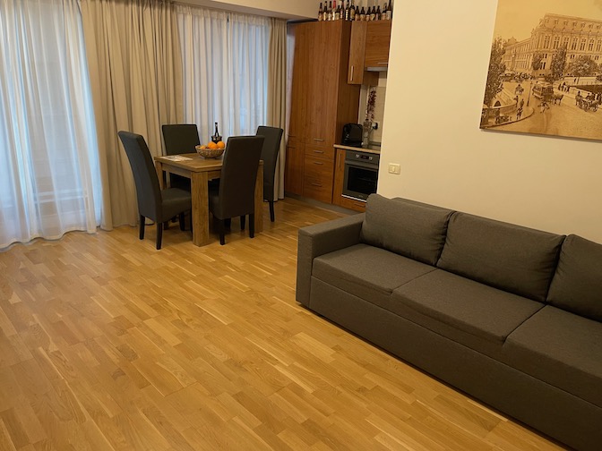 Strada Vânători apartment living area