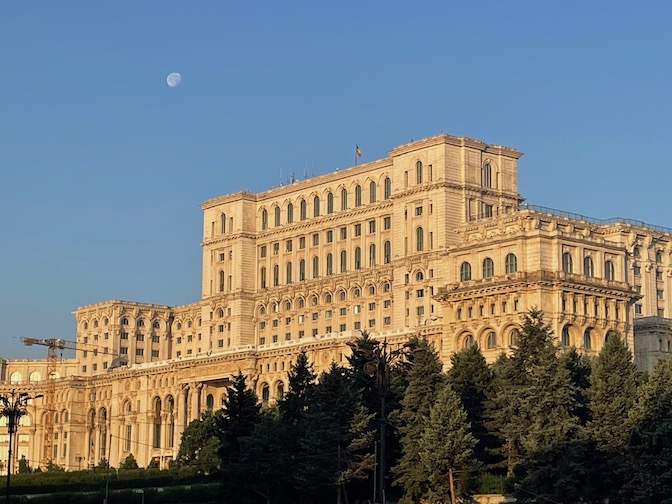 Palace of Parliament in the morning