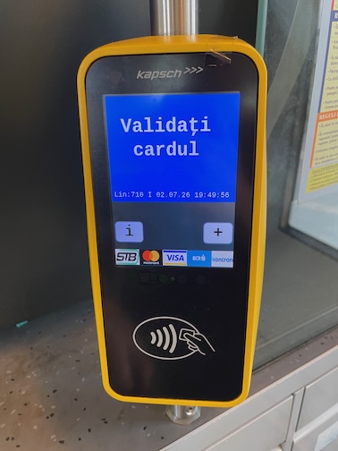 Airport train POS