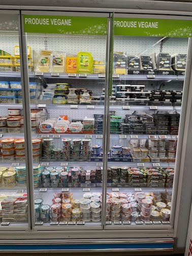 Carrefour vegan fridge