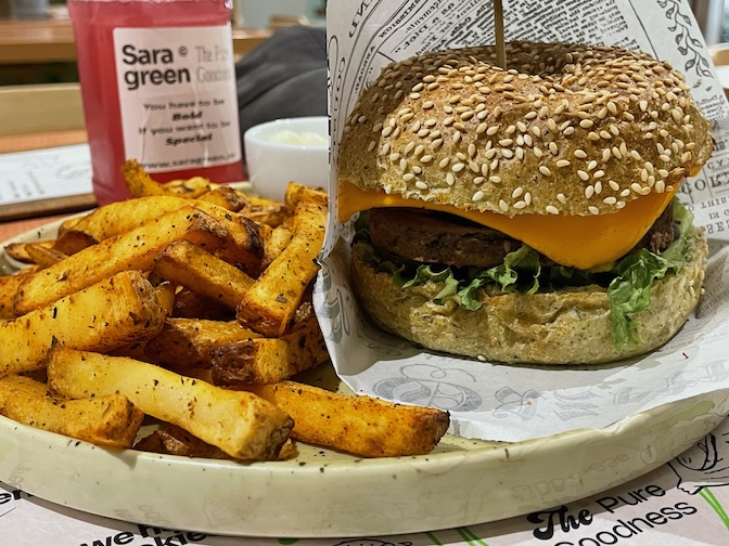 Sara Green Mr. Cheeseburger meal