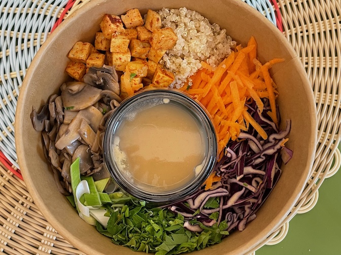 Sara Green rainbow bites poke bowl