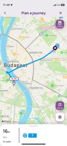 BudapestGO map