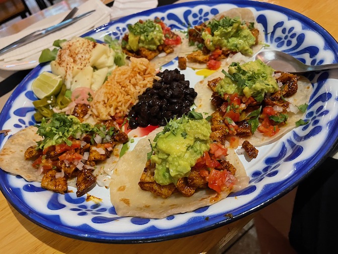 Vegan carnitas at Salsa Kitchen