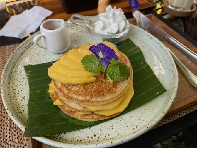 Reform Kafe mango pancakes
