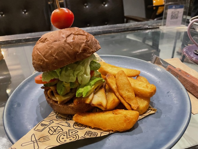 Heaven Burger avocado mushroom sandwich