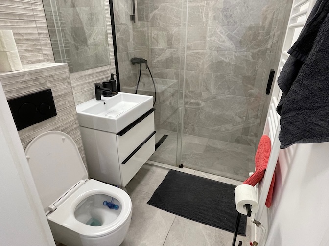 Strada General Dragalina apartment bathroom