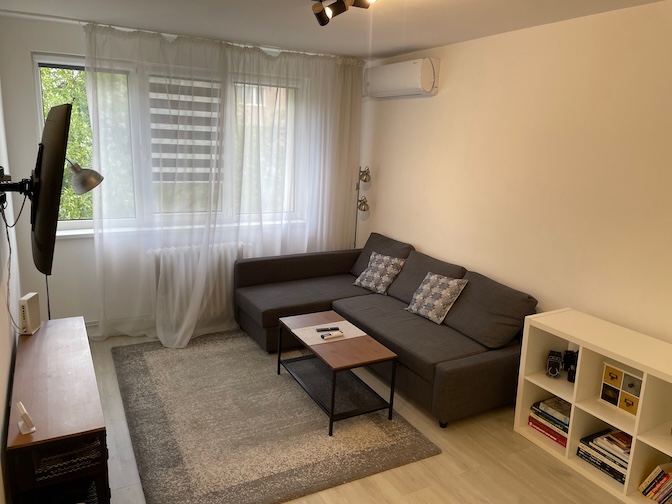 Strada General Dragalina apartment living room