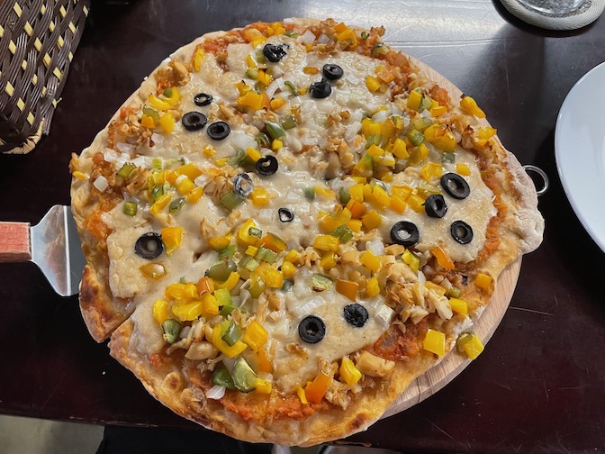 Filthy Vegan vegan pizza