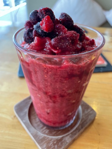 Huahin Vegan berry bang smoothie