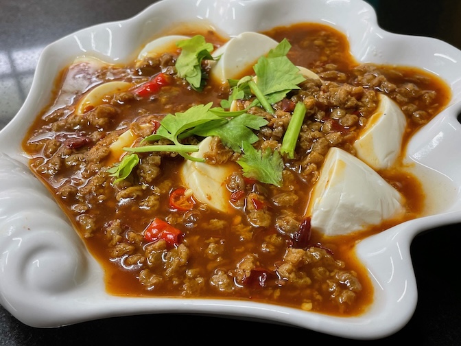 Guan-im Veggie mapo tofu