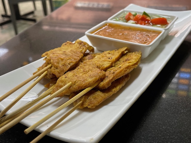 Guan-im Veggie vegan pork satay