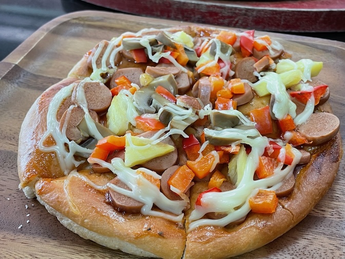 Guan-im Veggie veggie pizza