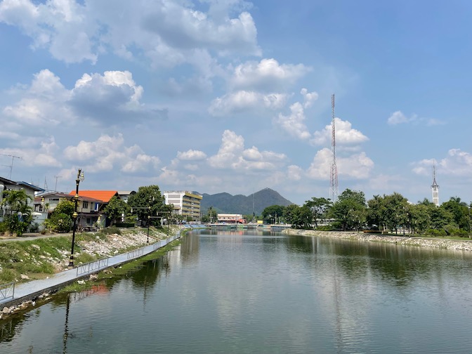 View from the Kut Pong Public Park bridge