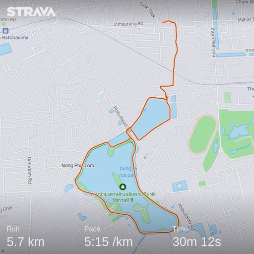 Bung Ta Lua Park Strava