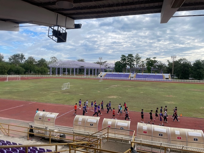 Nan Provincial Sport Stadium running track (being used)