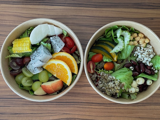 Gin Ploen Salad fruit salad and cereal salad