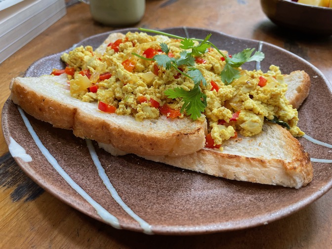 Bong Bonlai scrambled tofu