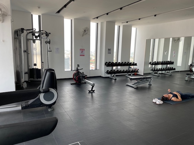 The gym at M Residence