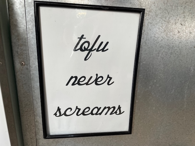 Vegan 365 tofu never screams