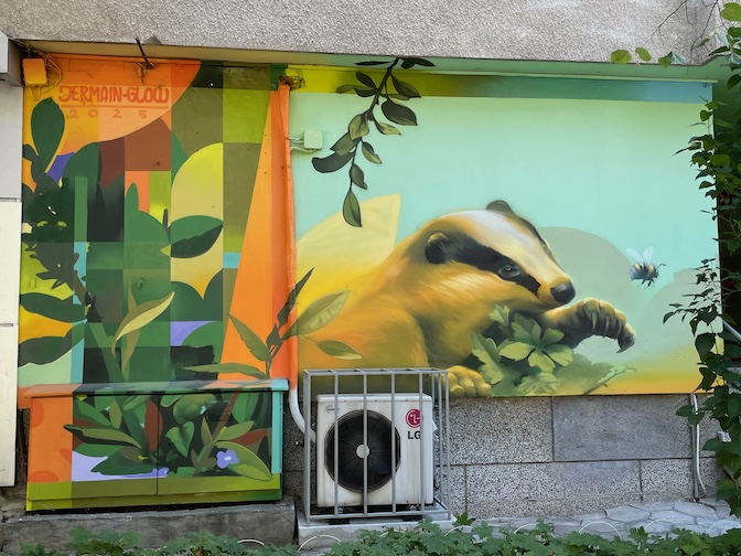 Badger street art