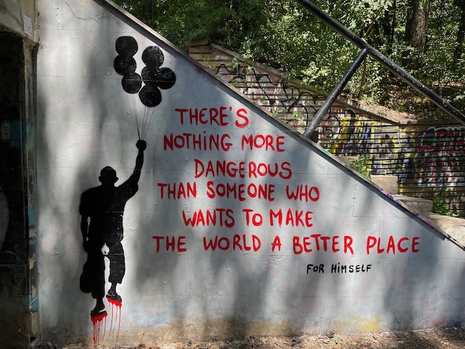 Danger street art