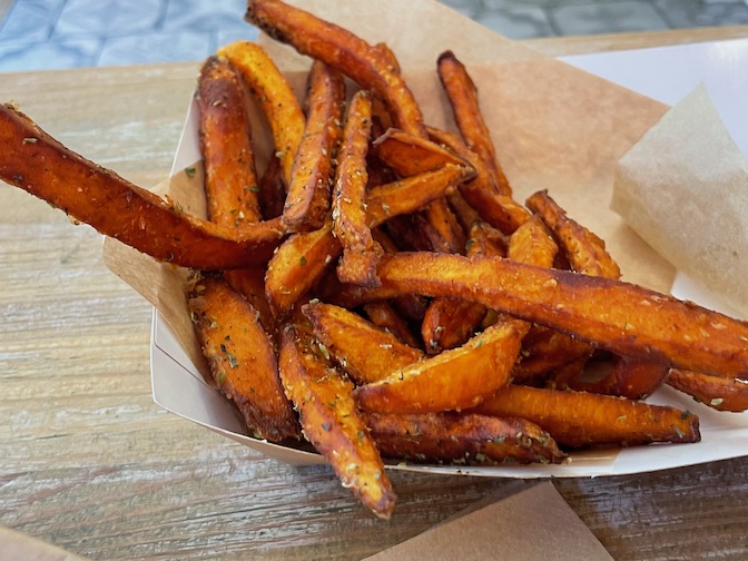 Edgy Veggy sweet potato fries