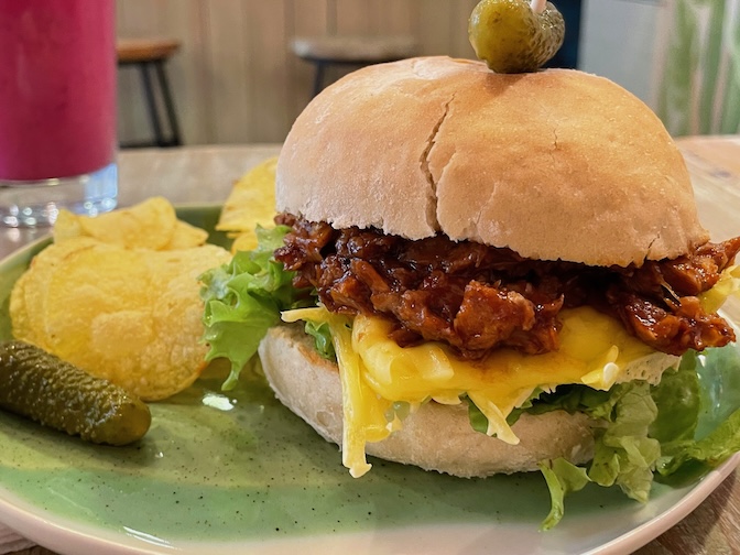 Edgy Veggy Grillzilla burger