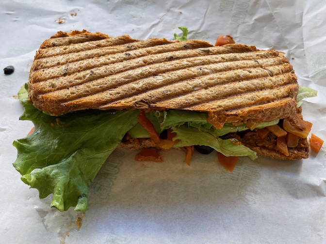 So Fresh vegan sandwich