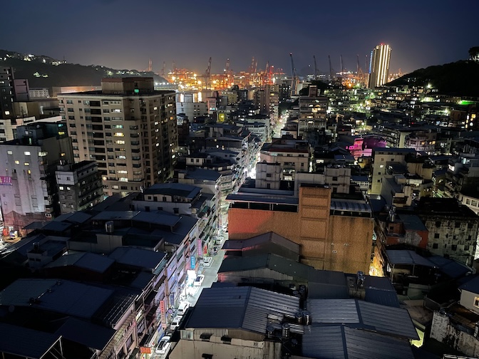 Keelung at night