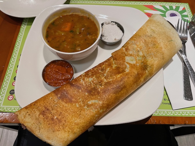 Mayur Indian Kitchen madras masala dosa