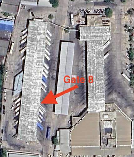 Nakhon Ratchasima bus terminal 2 gate 8 satellite view