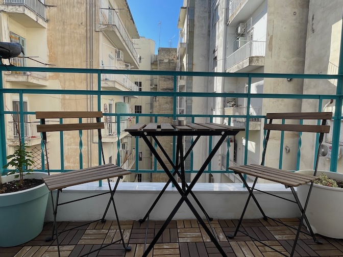 Agiou Dimitriou apartment balcony