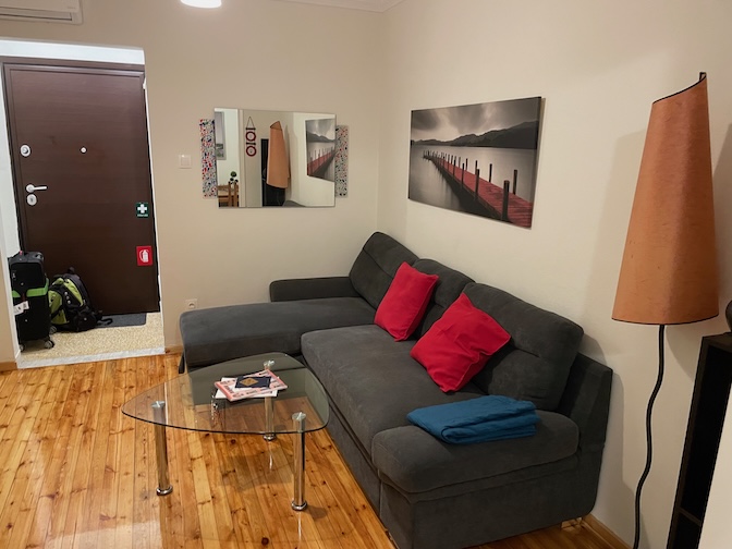 Agiou Dimitriou apartment sofa