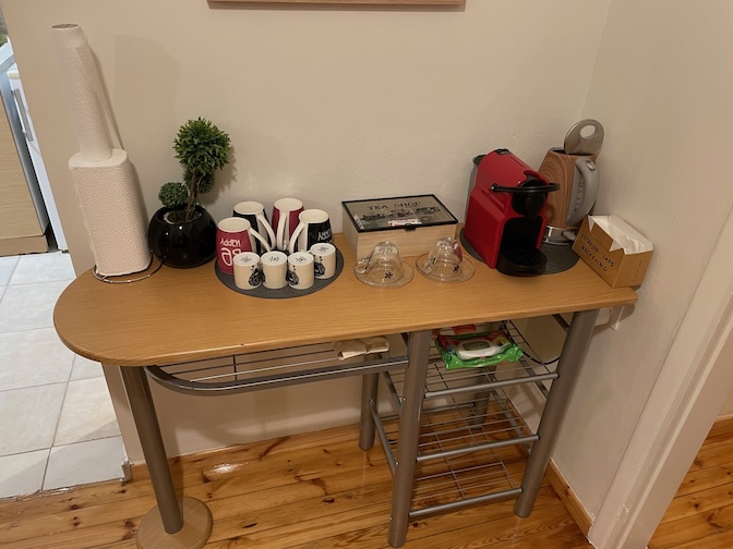 Agiou Dimitriou apartment tea/coffee station
