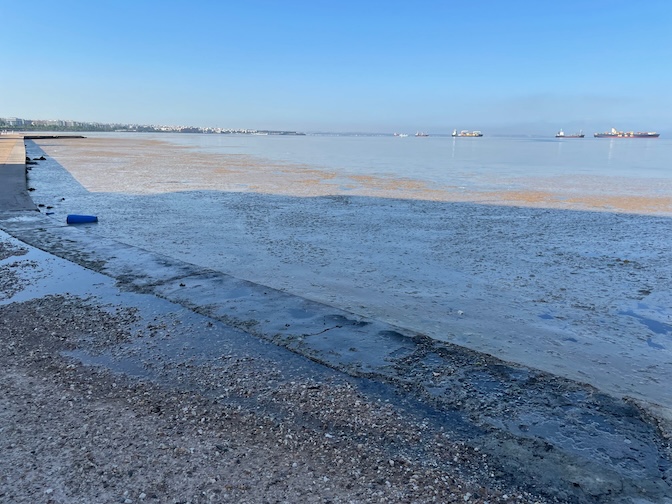 Thessaloniki sewage discharge